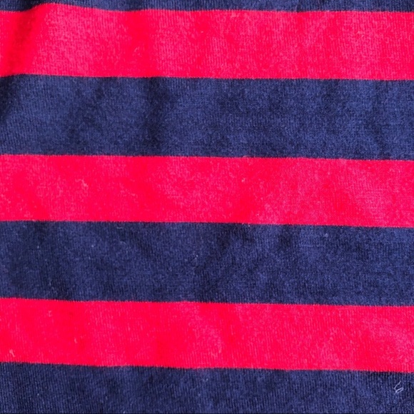 Rickis 🎄 skirt asymmetrical hem  line SZ M blue/red - Picture 1 of 5